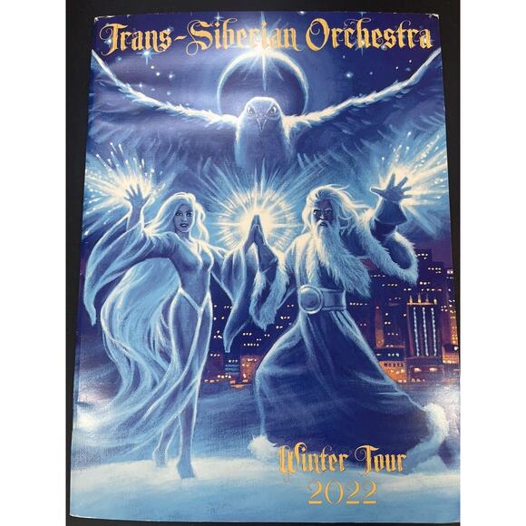 Trans Siberian‎ Orchestra Winter Tour 2022 official tour book Poster Included - Picture 1 of 10